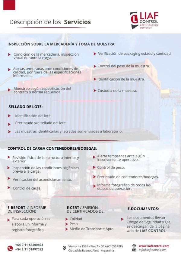 Servicio de Surveyor LIAF CONTROL SRL - Image 2