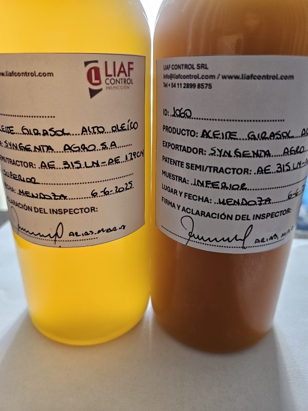 ID 1060 – Syngenta Agro S.A. – Aceite de Girasol Refinado a Granel – Destino Chile Fact 346